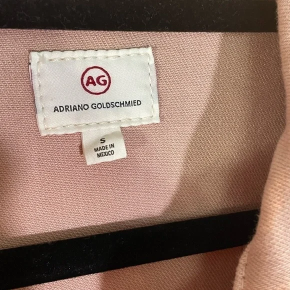 AG Distressed Pink Denim Jacket Size S - Picture 7 of 9
